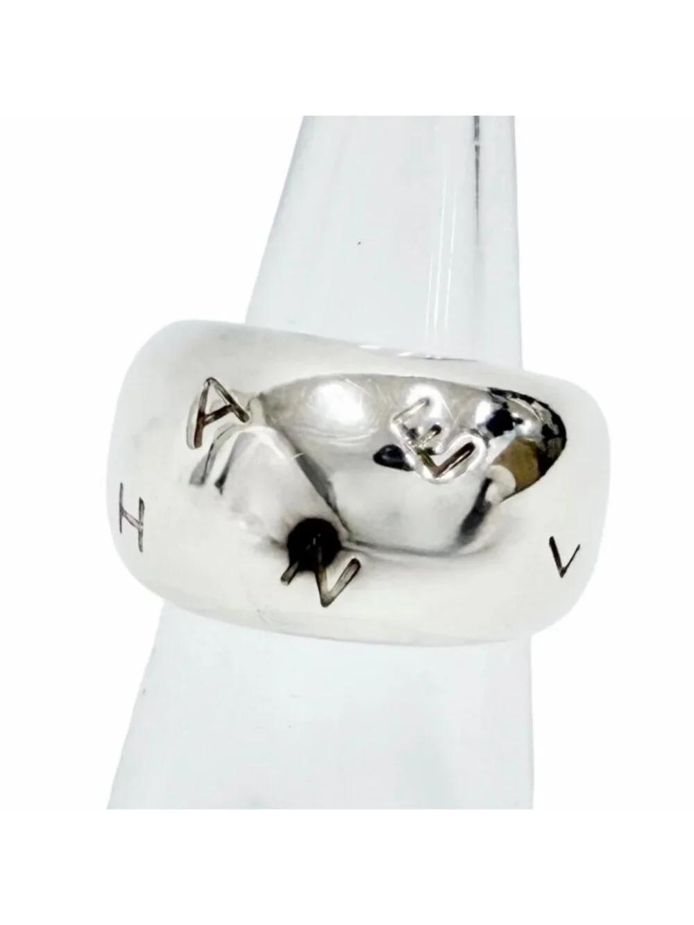 Chanel 925 Log Ring Silver Recommended